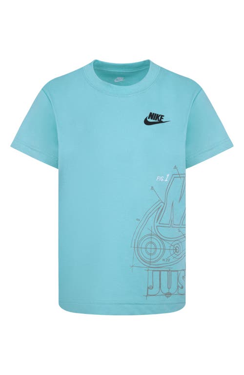 Shop Nike Kids' Future Utility Graphic T-shirt In Green Frost