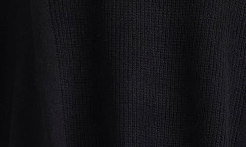 Bruno Magli Boat Neck Wool & Cashmere Poncho In Black