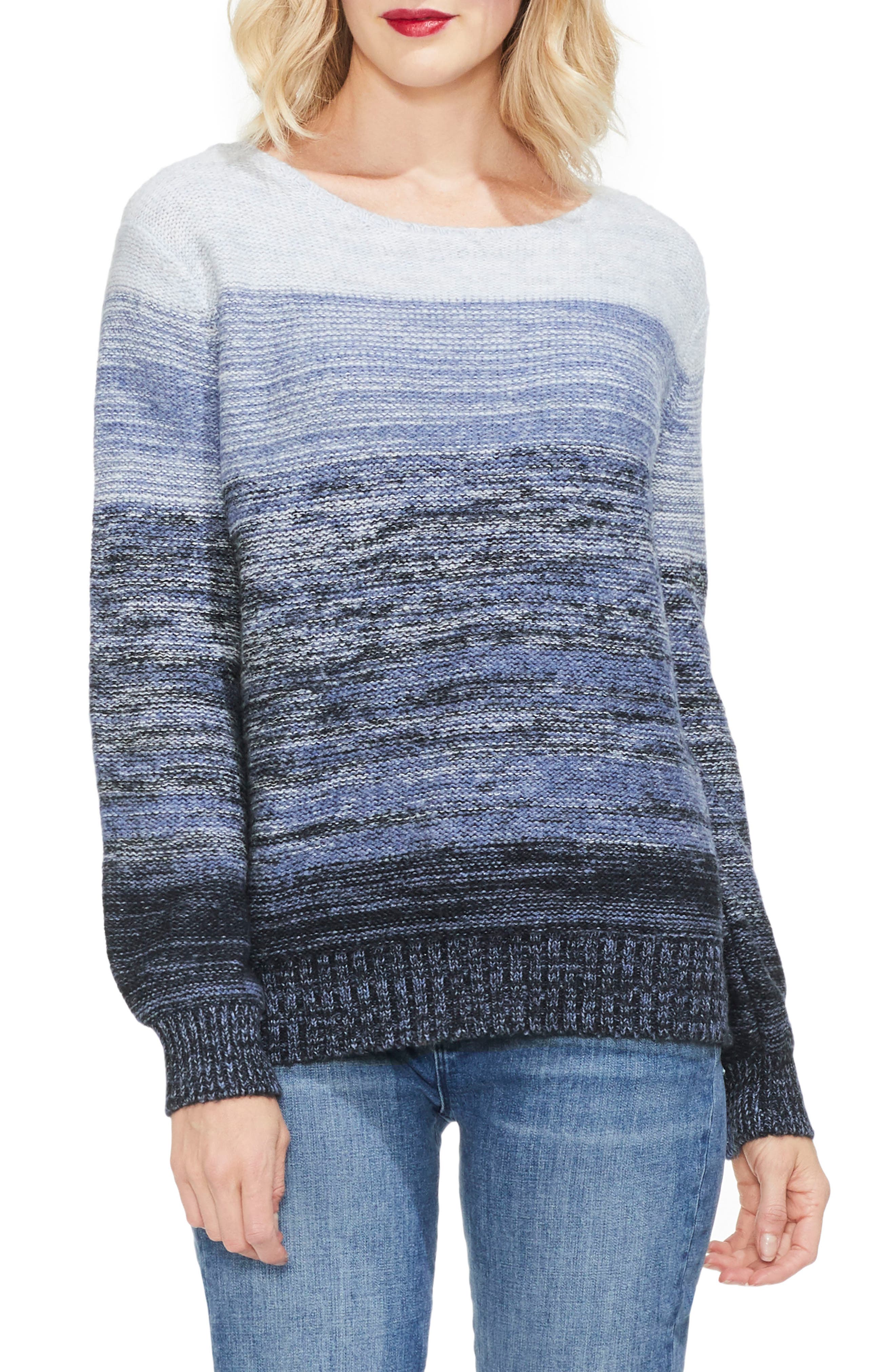 v neck bell sleeve sweater