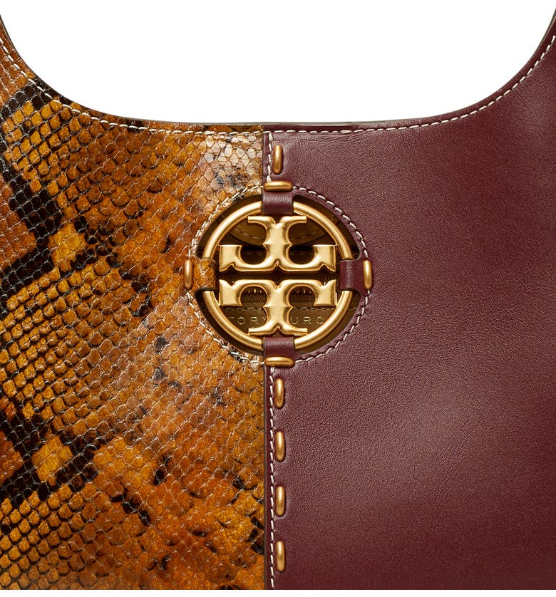 Tory Burch Small Snakeskin Print Leather Shoulder Bag | Nordstrom