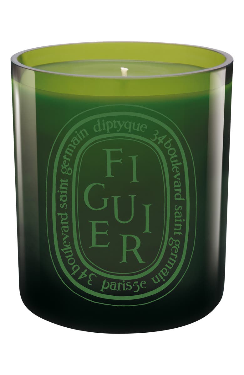 Diptyque Figuier (Fig Tree) Scented Indoor & Outdoor Candle, Alternate, color, Green Vessel