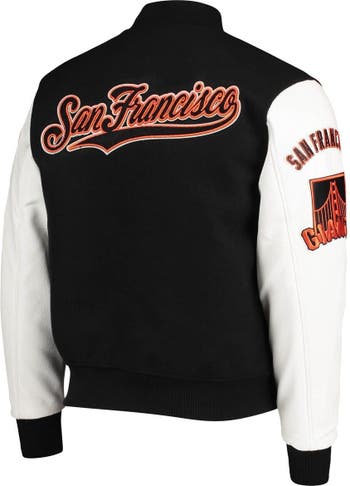 San Francisco 49ers Pro Standard Retro Classic Varsity Full-Zip Jacket -  Cream