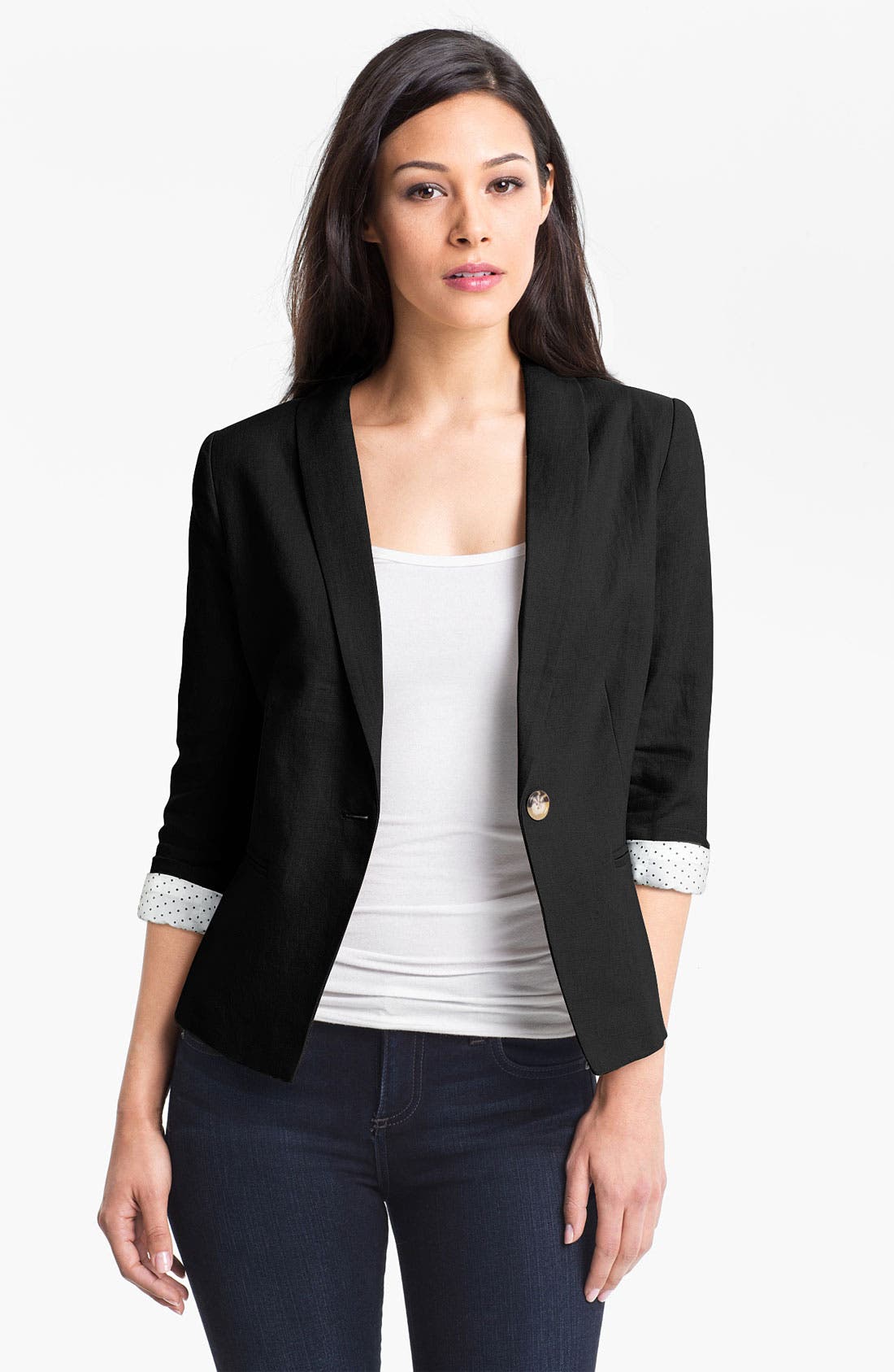 Gibson Linen Blazer (Petite) | Nordstrom