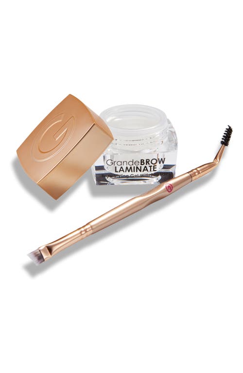 GrandeBROW-LAMINATE Brow Styling Gel with Peptides in Clear