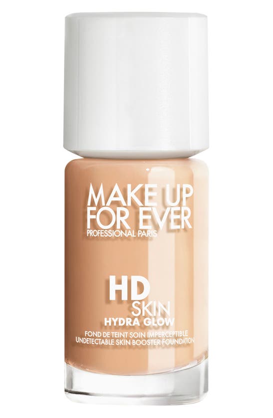 Shop Make Up For Ever Hd Skin Hydra Glow Skin Care Foundation With Hyaluronic Acid In 2n22 - Nude