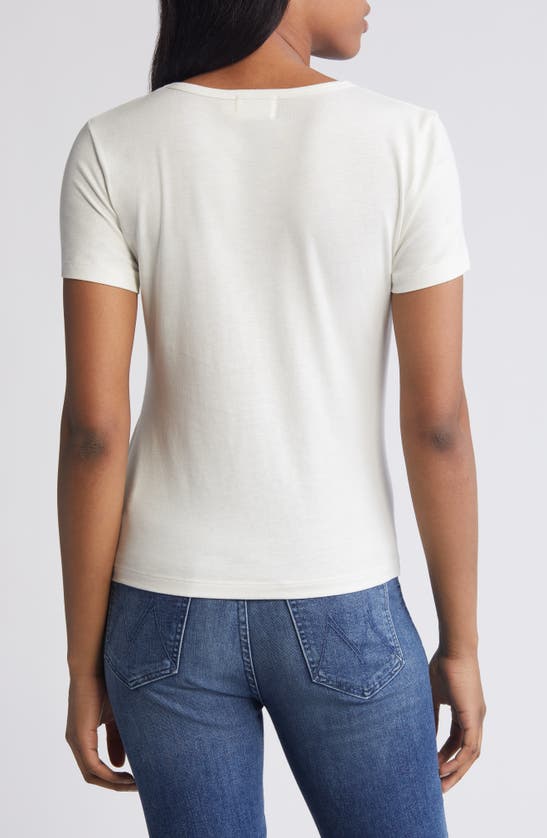 Shop Nation Ltd Alina Ruched T-shirt In White