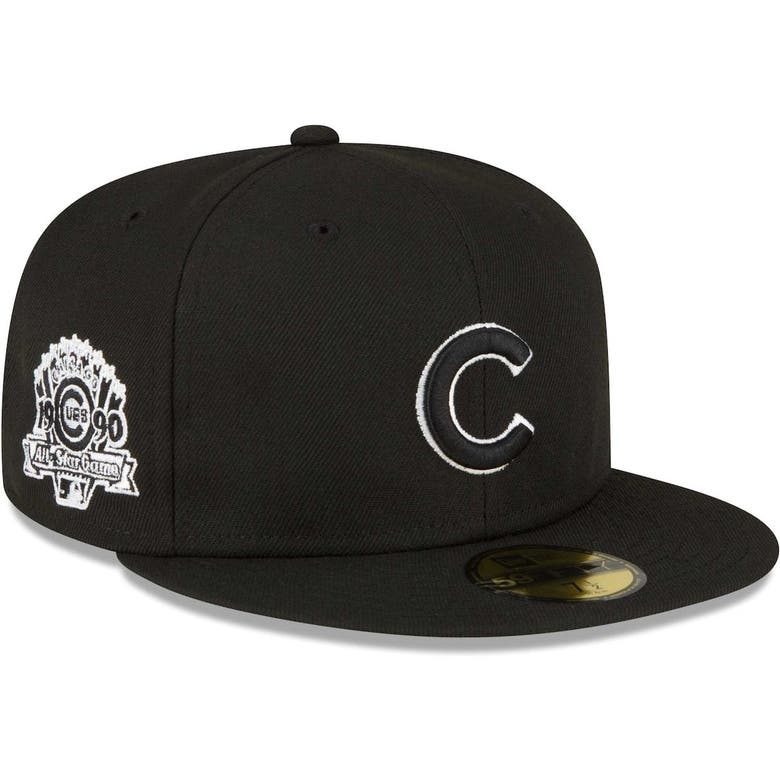 New Era Black Chicago Cubs Sidepatch 59fifty Fitted Hat | ModeSens