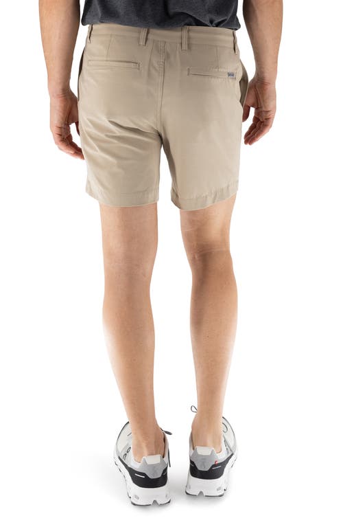 Devil-dog Dungarees 6-inch Hybrid Shorts In Light Beige/khaki