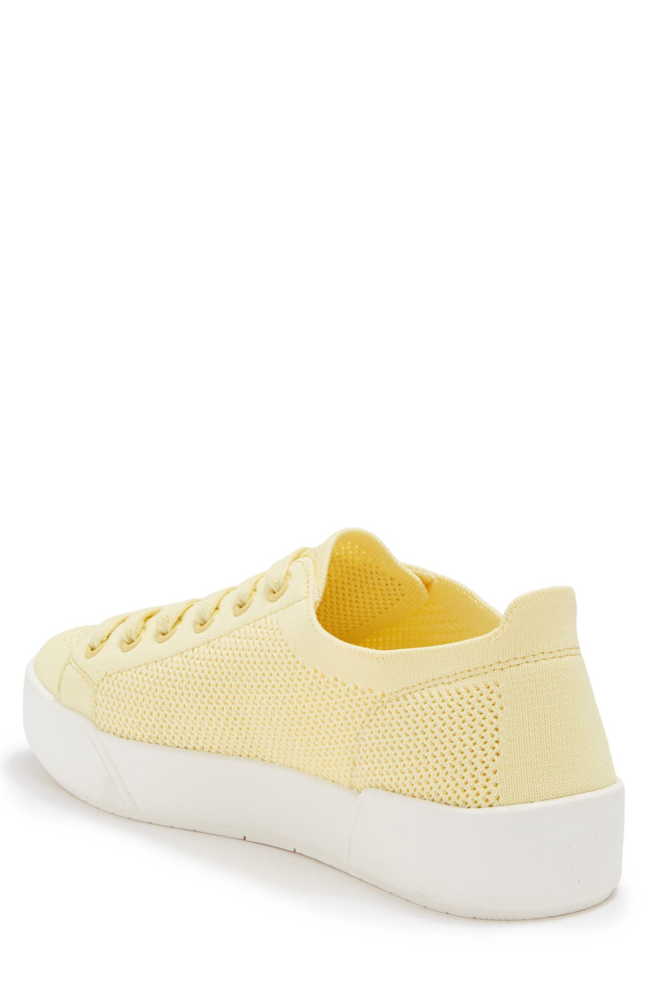 Susina Mason Lace-up Sneaker In Yellow Lemonade