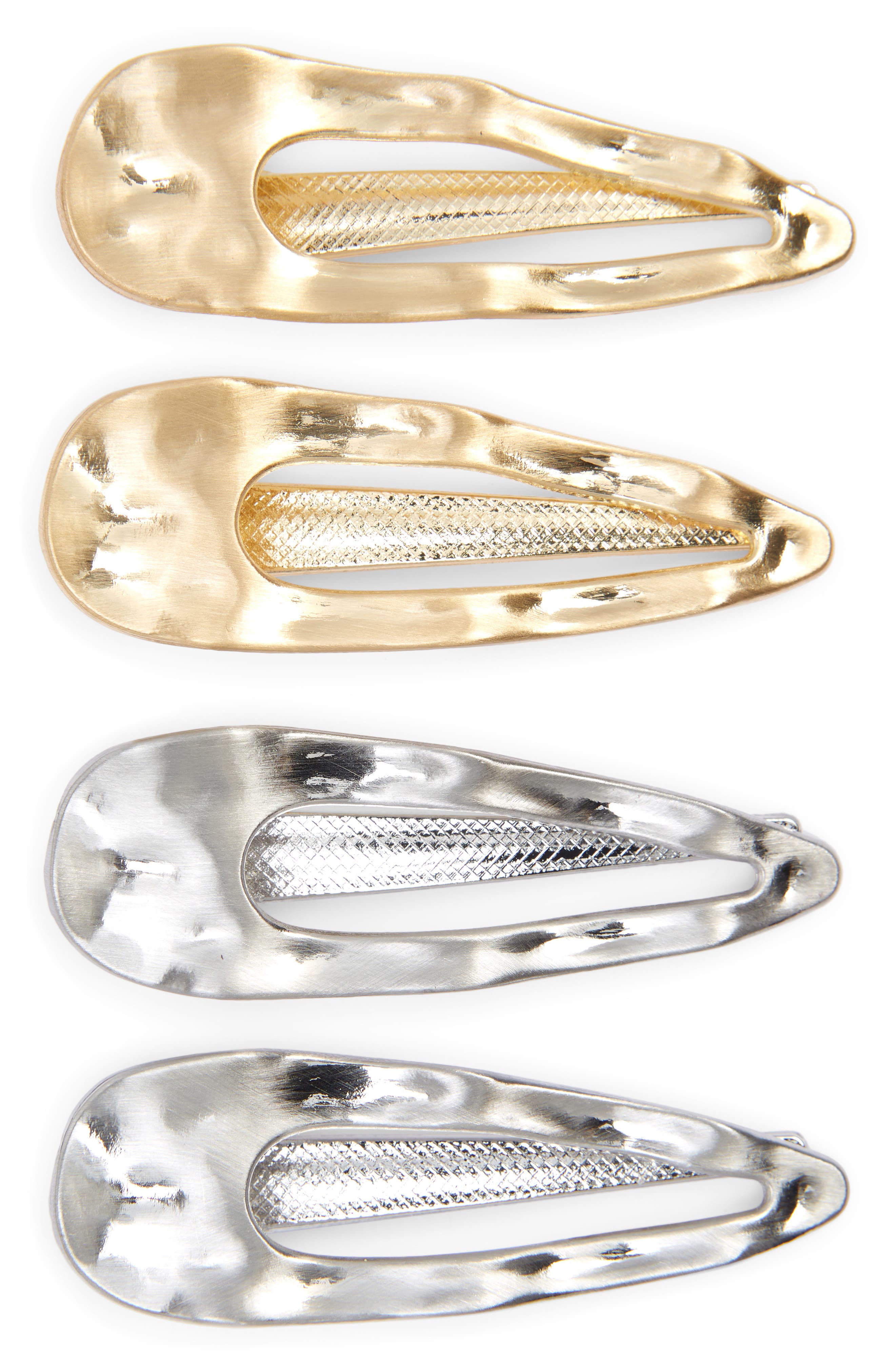 Hammered Hair Clip