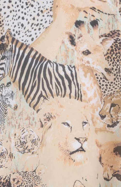 Vince Camuto Queen Of The Jungle Scarf In Citron