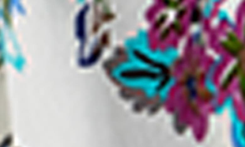 SAACHI SAACHI FLORAL PRINT RUANA