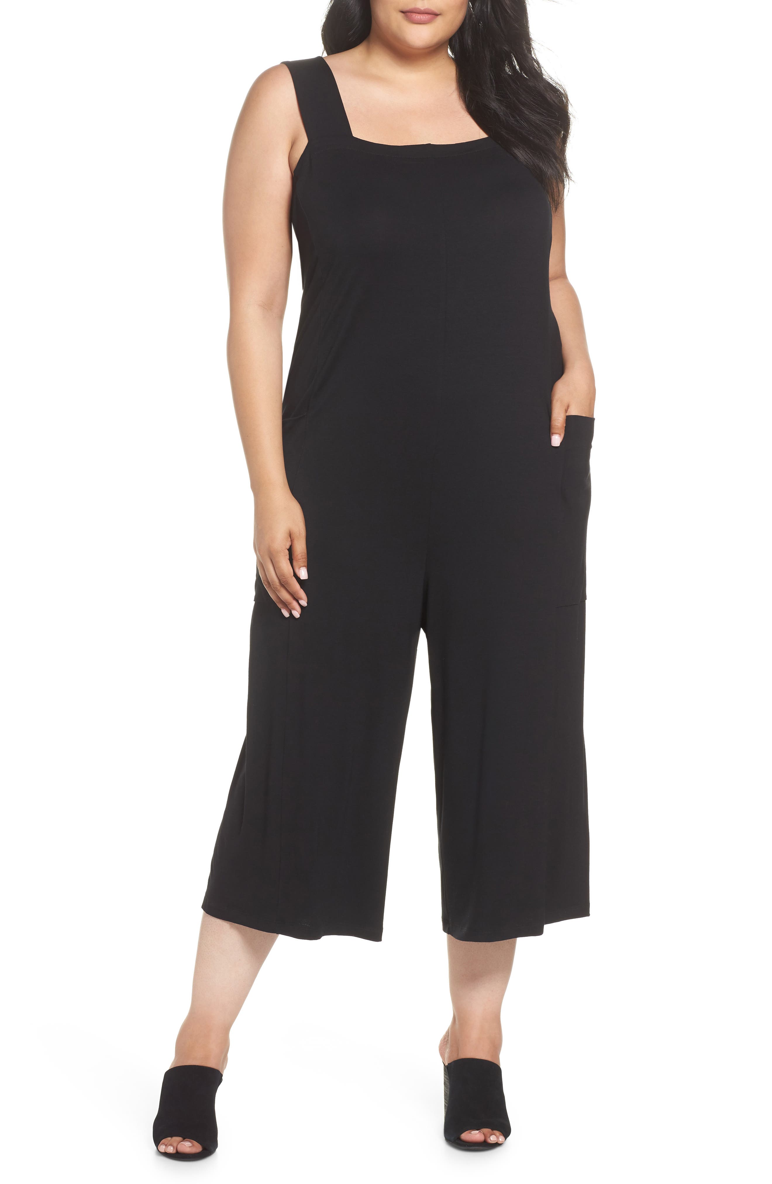 eileen fisher plus size jumpsuit