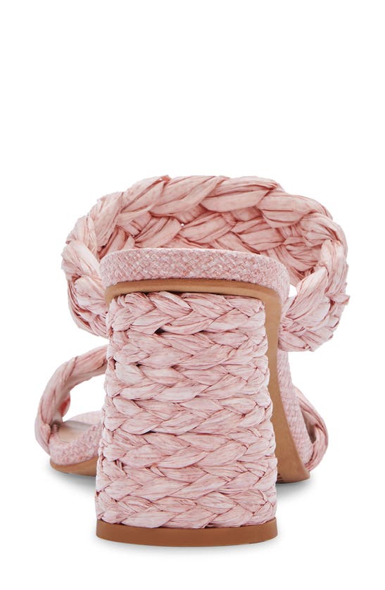 Dolce Vita Paily Raffia Braided Sandal In Pink