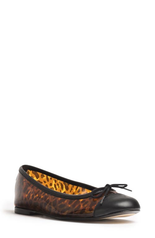 Jon Josef Bellerose Ballerina Flat in Carey Vinyl