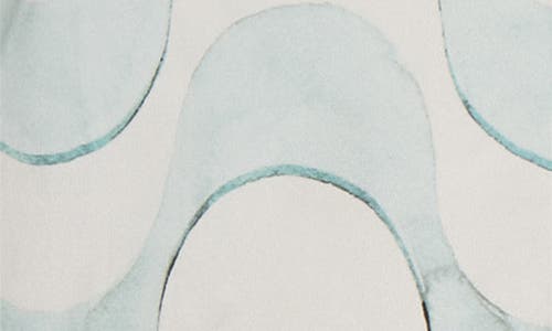Amiri Staggered Drawstring Swim Trunks In Cerulean