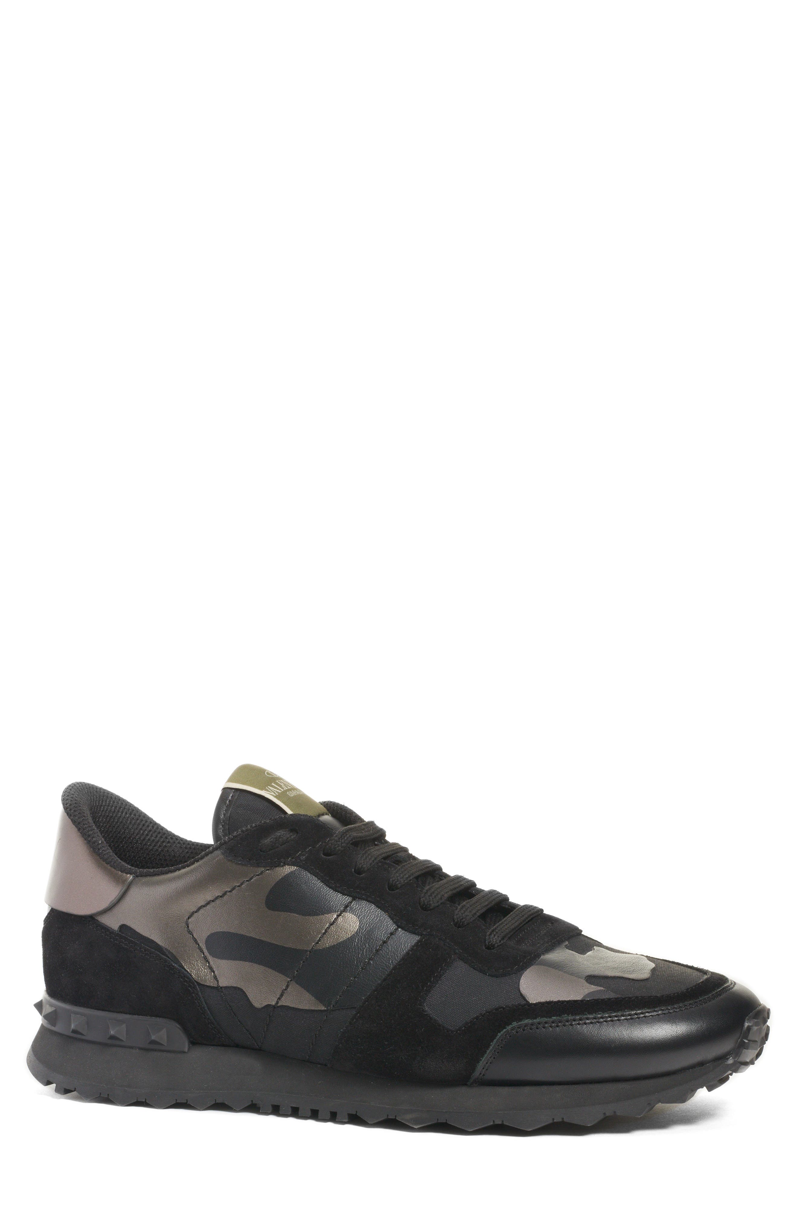 valentino sneakers camouflage black