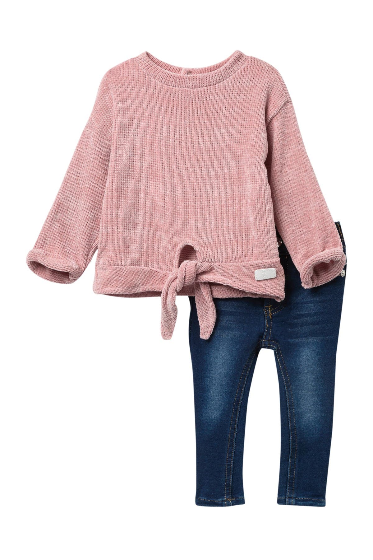 knitted 2 piece set baby girl