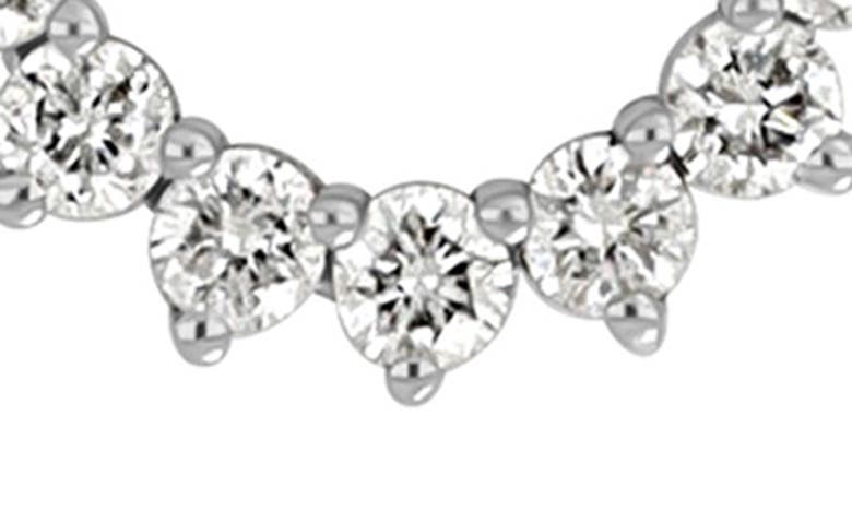 Shop Bony Levy 18k White Gold Diamond Open Teardrop Pendant Necklace