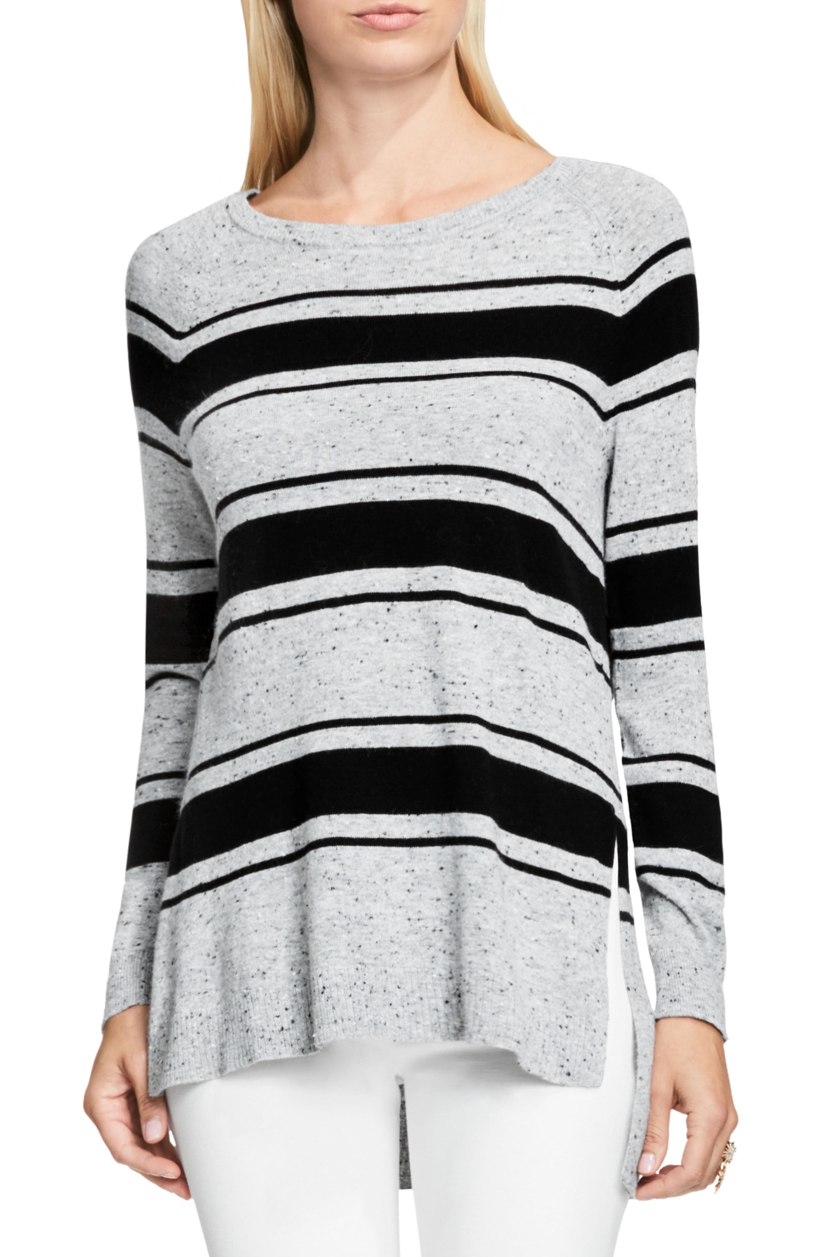 Vince Camuto Stripe Speckled Sweater | Nordstrom