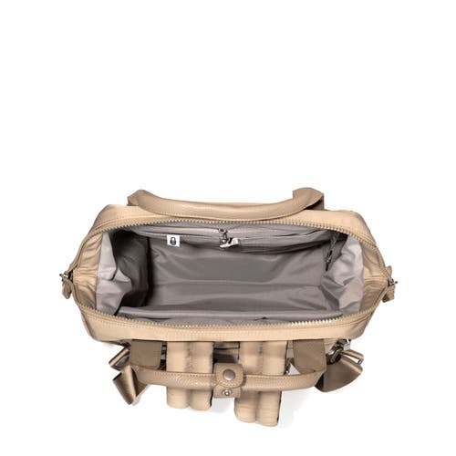 Baggallini Chelsea Laptop Backpack In Taupe Twill