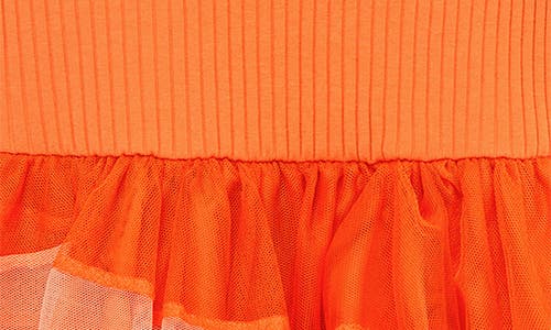 Peek Aren't You Curious Kids' Dress & Denim Jacket Set In Orange