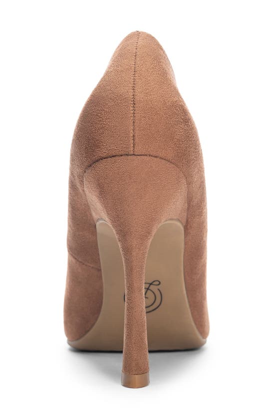 Shop Chinese Laundry Spice Fine Pointed Toe Pump In Camel
