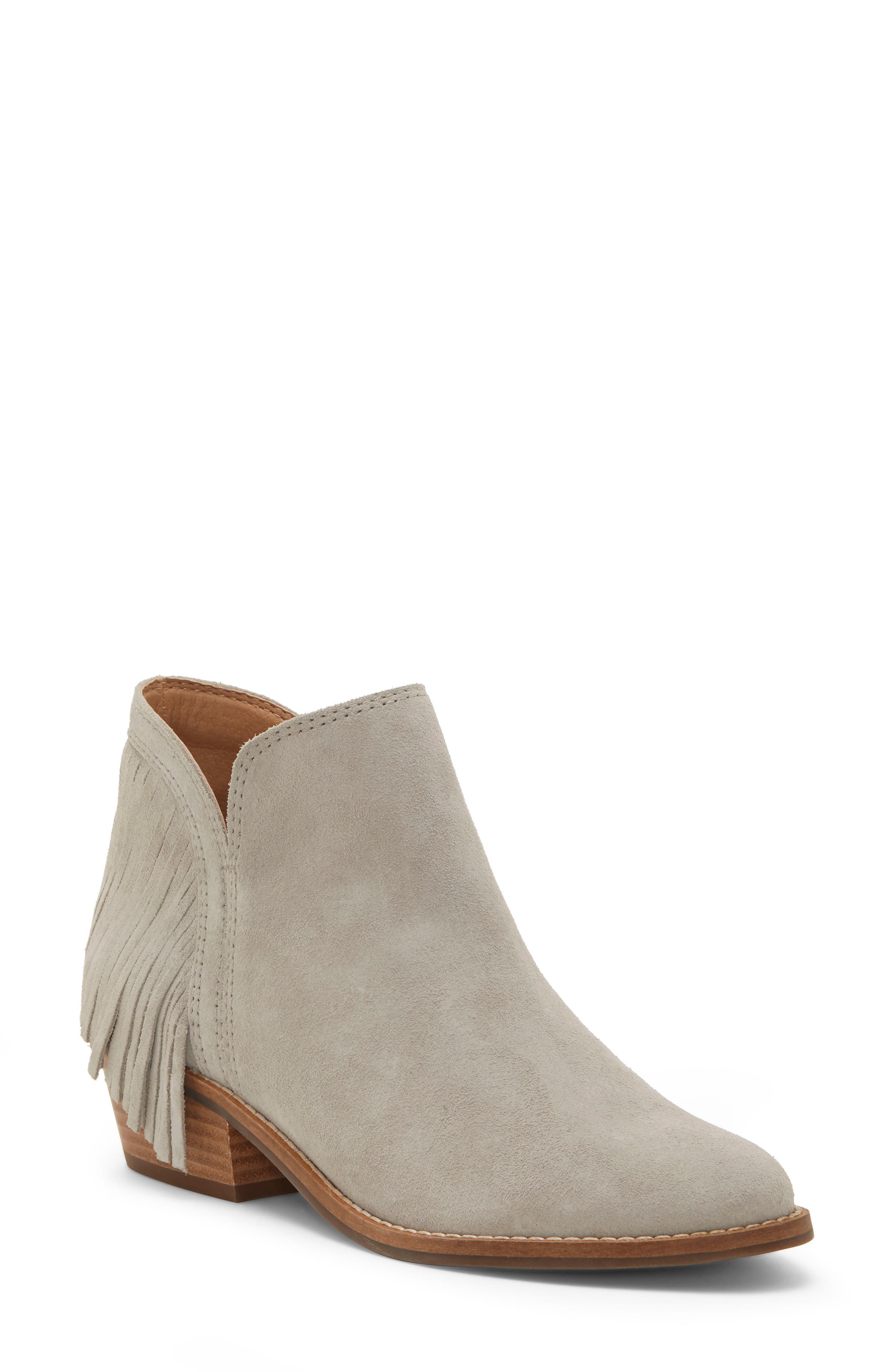 lucky brand fringe booties