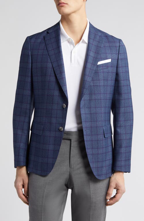 BOSS Hutson Plaid Virgin Wool Sport Coat at Nordstrom