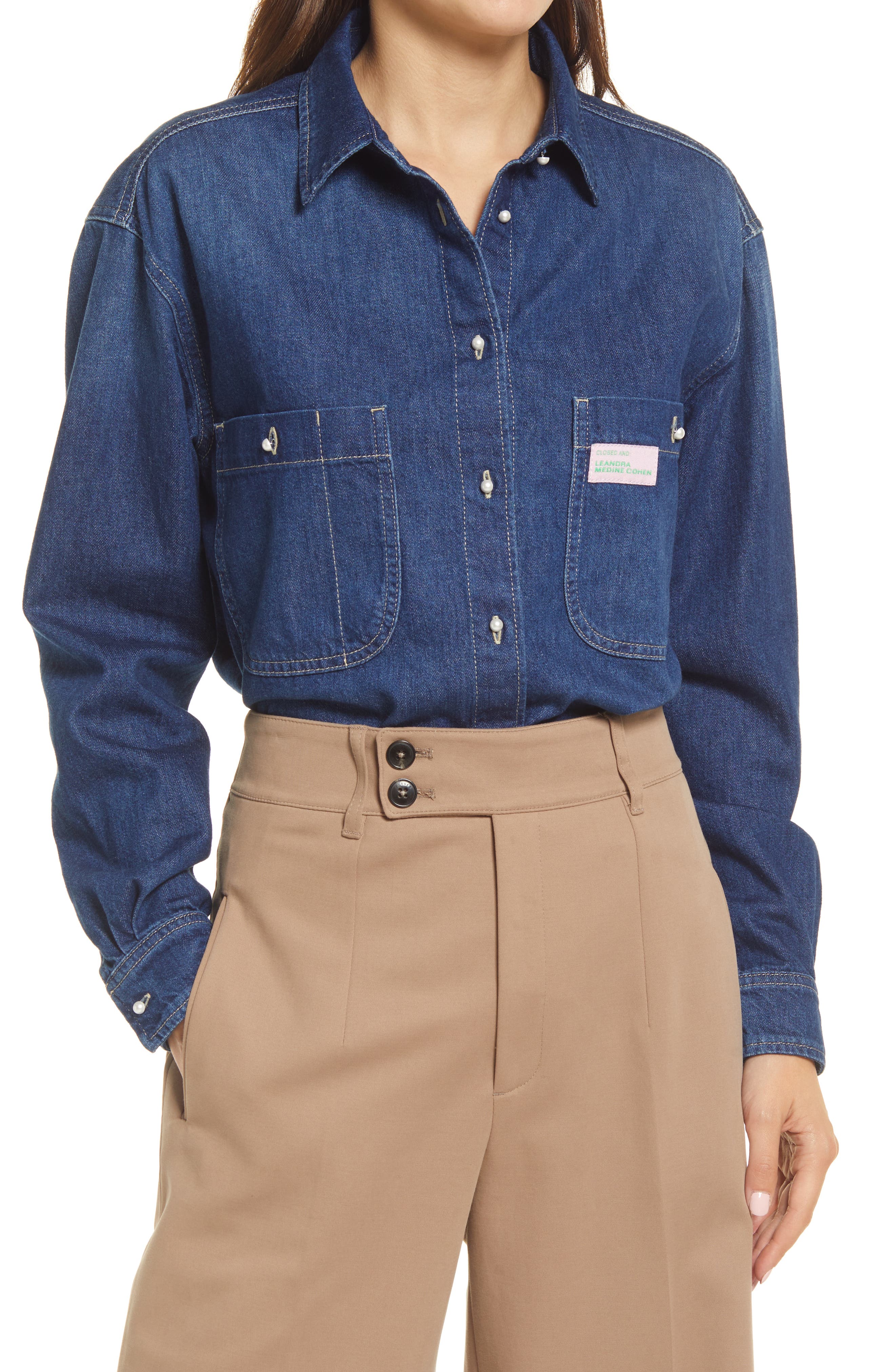 closed denim shirt
