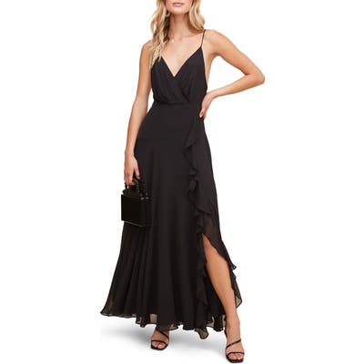 Astr The Label Floral Ruffle Detail Maxi Dress