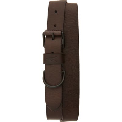 Allsaints Leather Belt, Bitter Brown