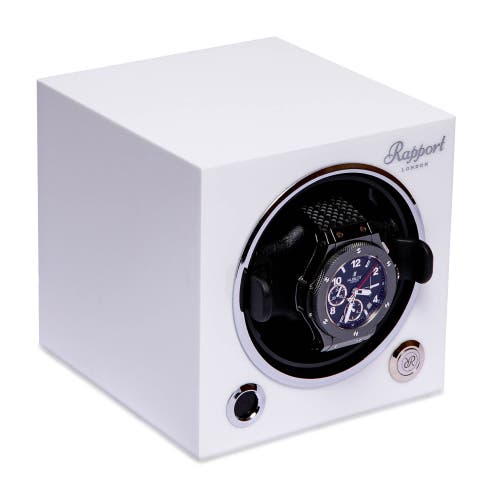 Rapport London Evolution Single Watch Winder In White