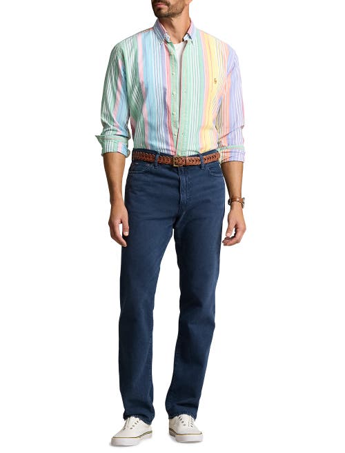 Polo Ralph Lauren Straight-fit Stretch Jeans In Newport Navy