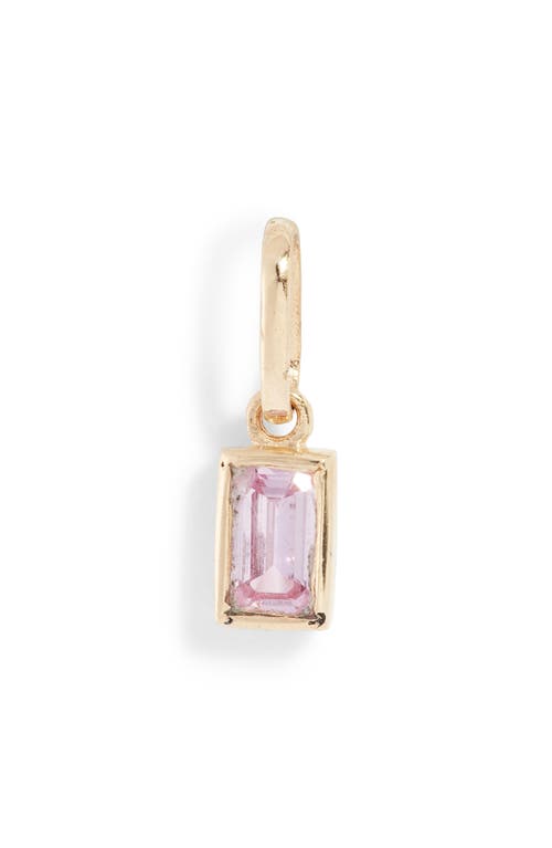 Anzie Carr Pendant Charm in Pink Sapphire