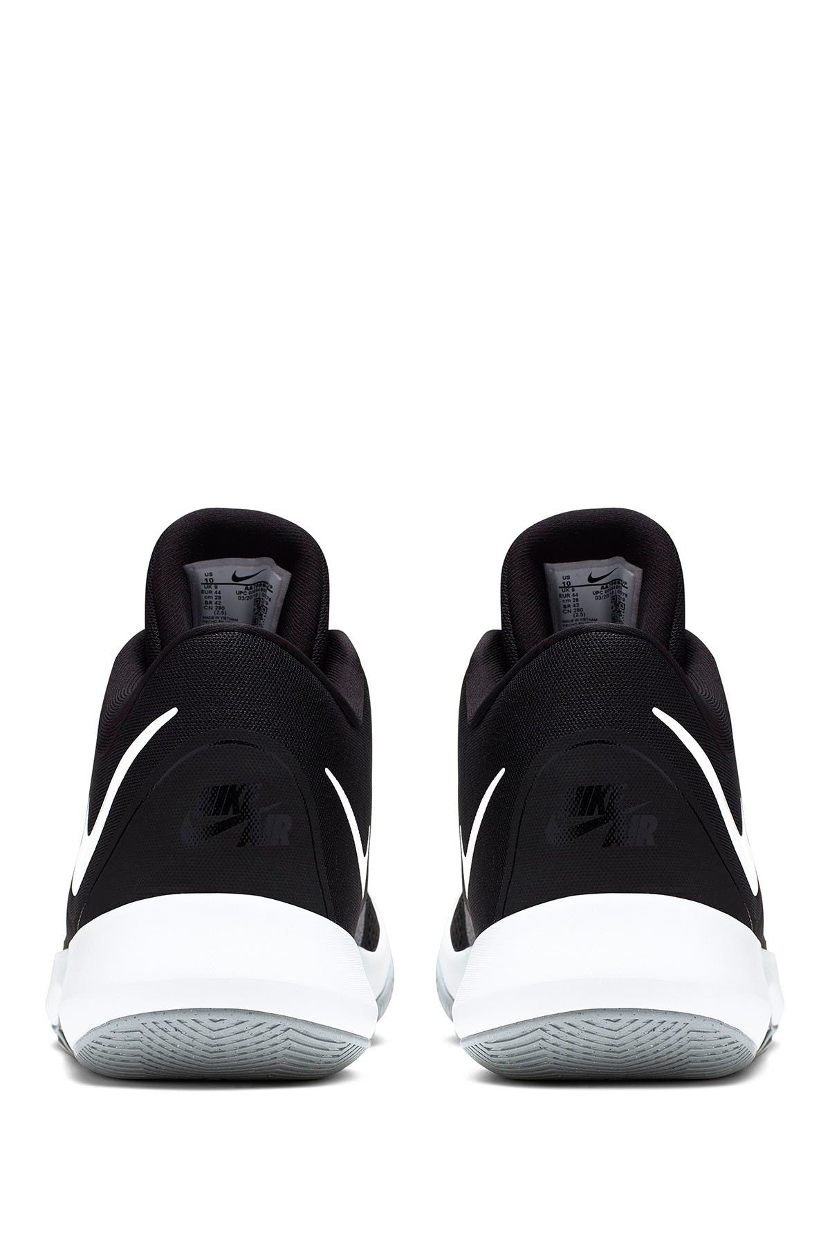 nike air precision 2 black and white