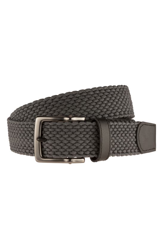 Shop Nike Stretch Woven Belt In Grey