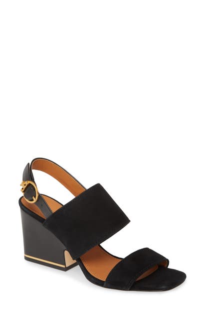 Tory Burch Women's Selby Block-heel Sandals In Perfect Black/ Perfect Black