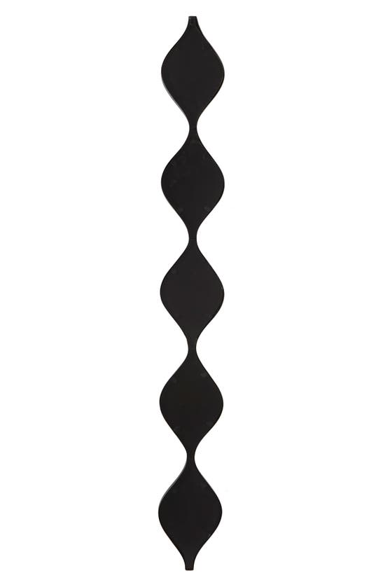 Vivian Lune Home Geometric Wall Mirror In Black