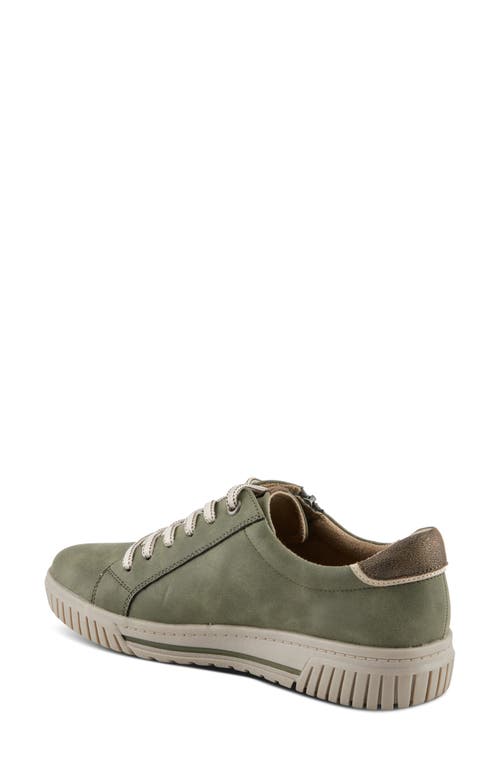 Shop Spring Step Jamia Water Resistant Sneaker In Olive Green