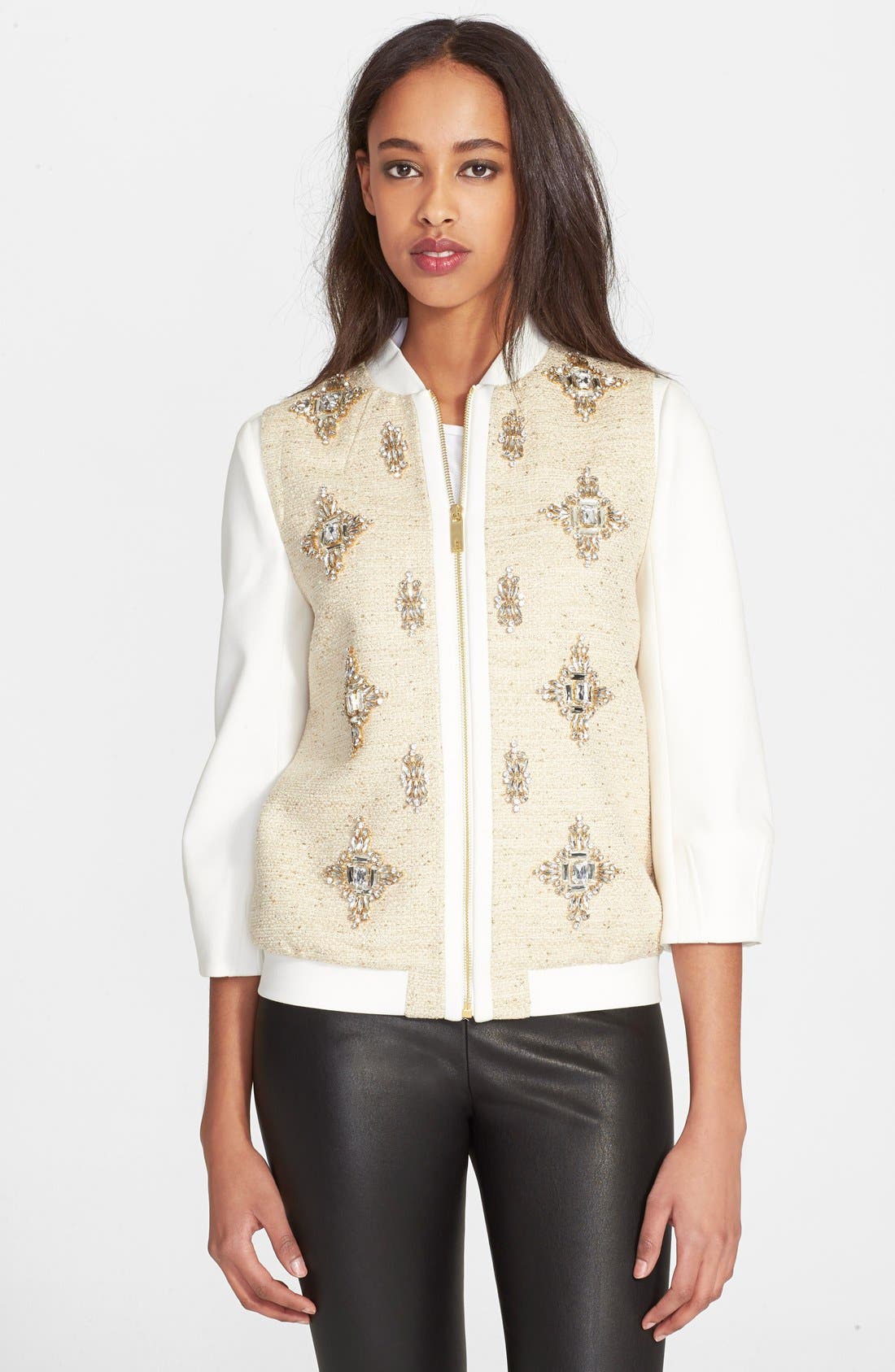 Ted Baker London Embellished Bomber Jacket Nordstrom