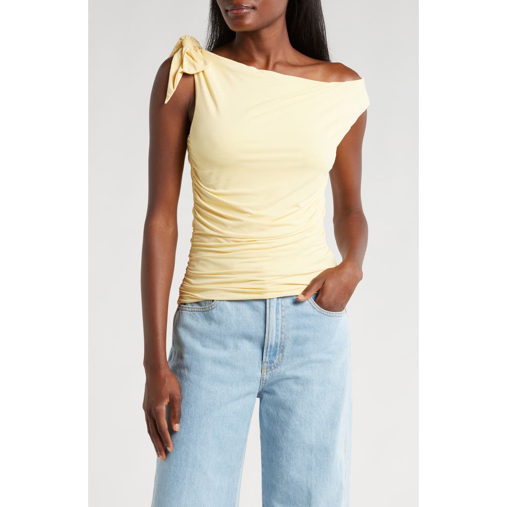 Wayf Say Less Asymmetric Top In Yellow
