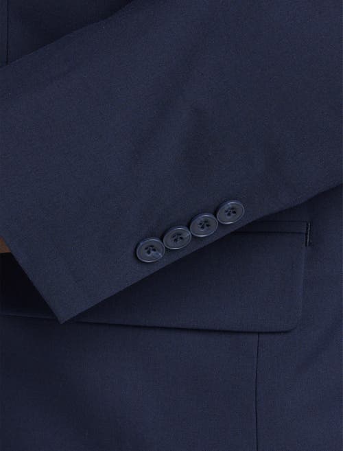 Synrgy By Dxl Synrgy Machine Washable Modern-fit Suit Jacket In Navy