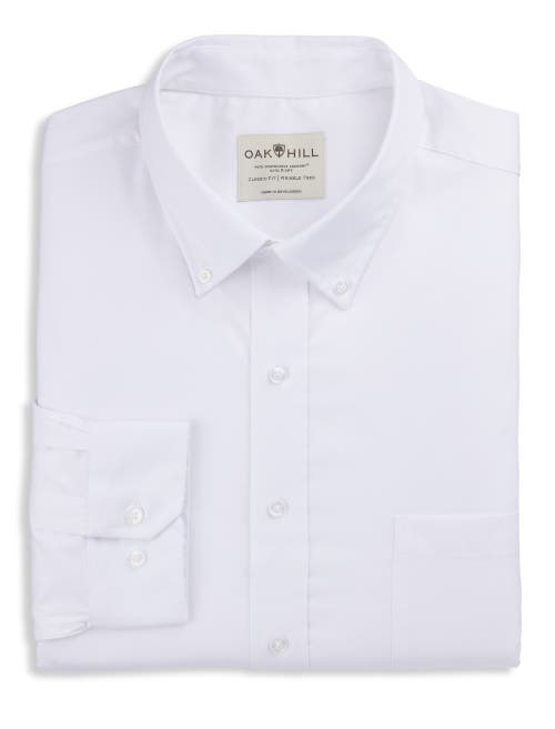 Oak Hill Pinpoint Oxford Dress Shirt In White