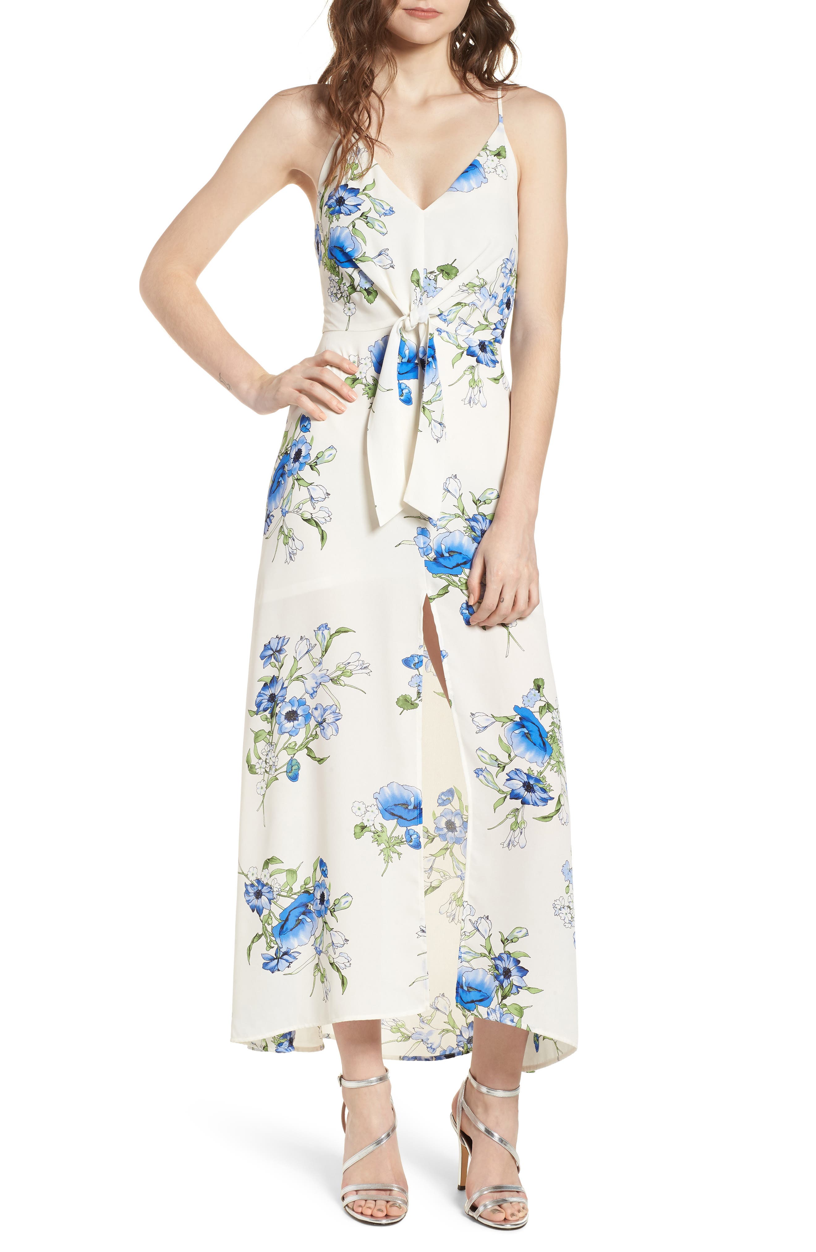 lush floral maxi dress