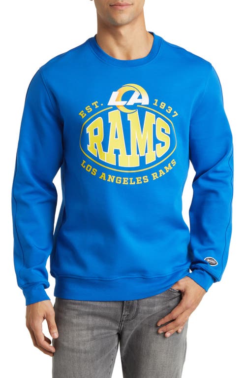 BOSS x NFL Crewneck Sweatshirt Los Angeles Rams Bright Blue at Nordstrom,