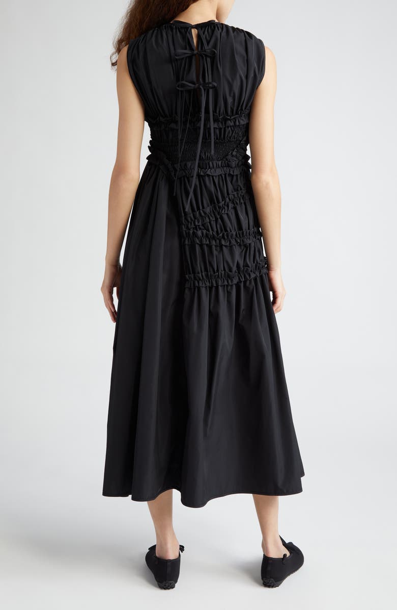 Cecilie Bahnsen Smock Frill Detail Sleeveless Midi Dress | Nordstrom