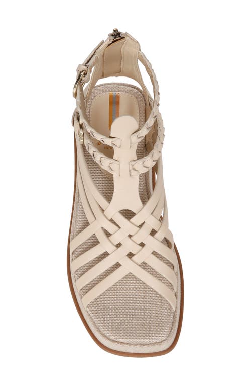 Shop Sam Edelman Nicki Ankle Strap Platform Sandal In Linen