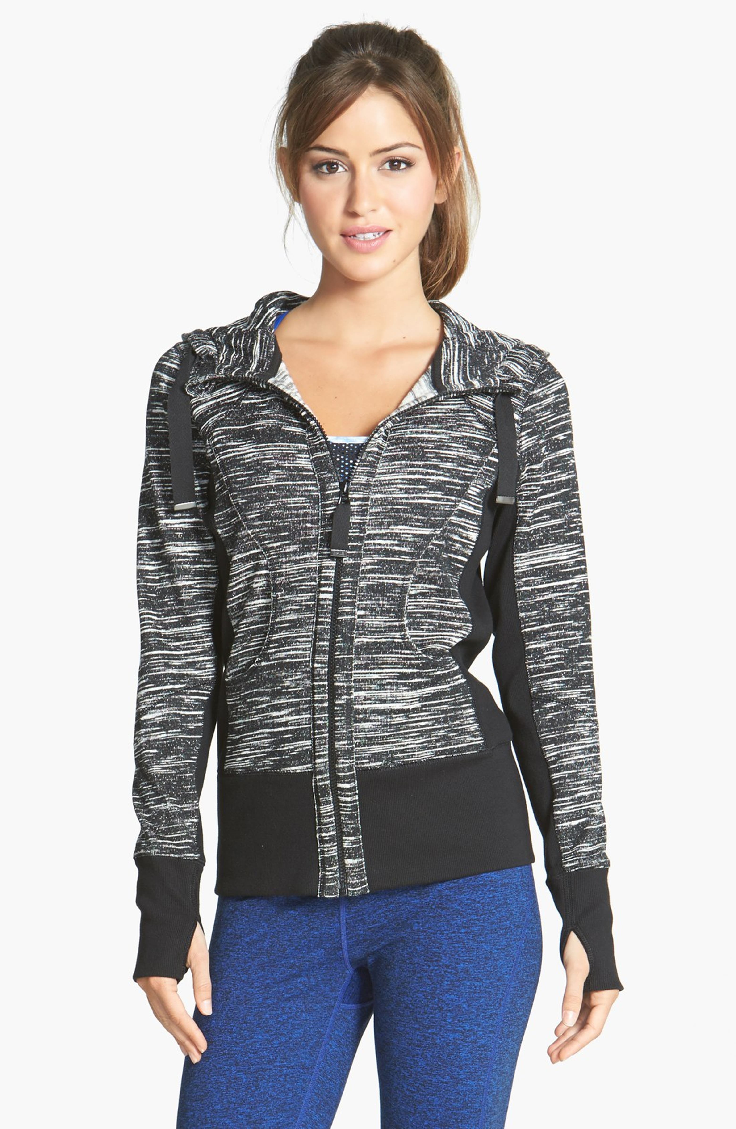 Zella mesh around hoodie Clearance