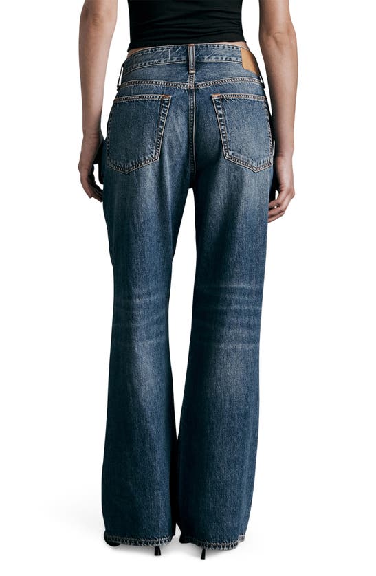 Rag & Bone Logan Distressed Bootcut Jeans In Huntley W/ Holes | ModeSens